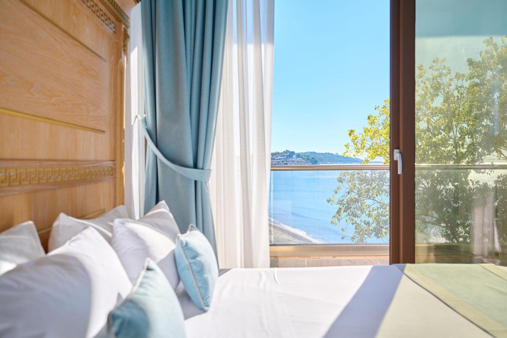 Evlogia Hotel Seafront And Anex By Greek Pride Fúrka Kültér fotó